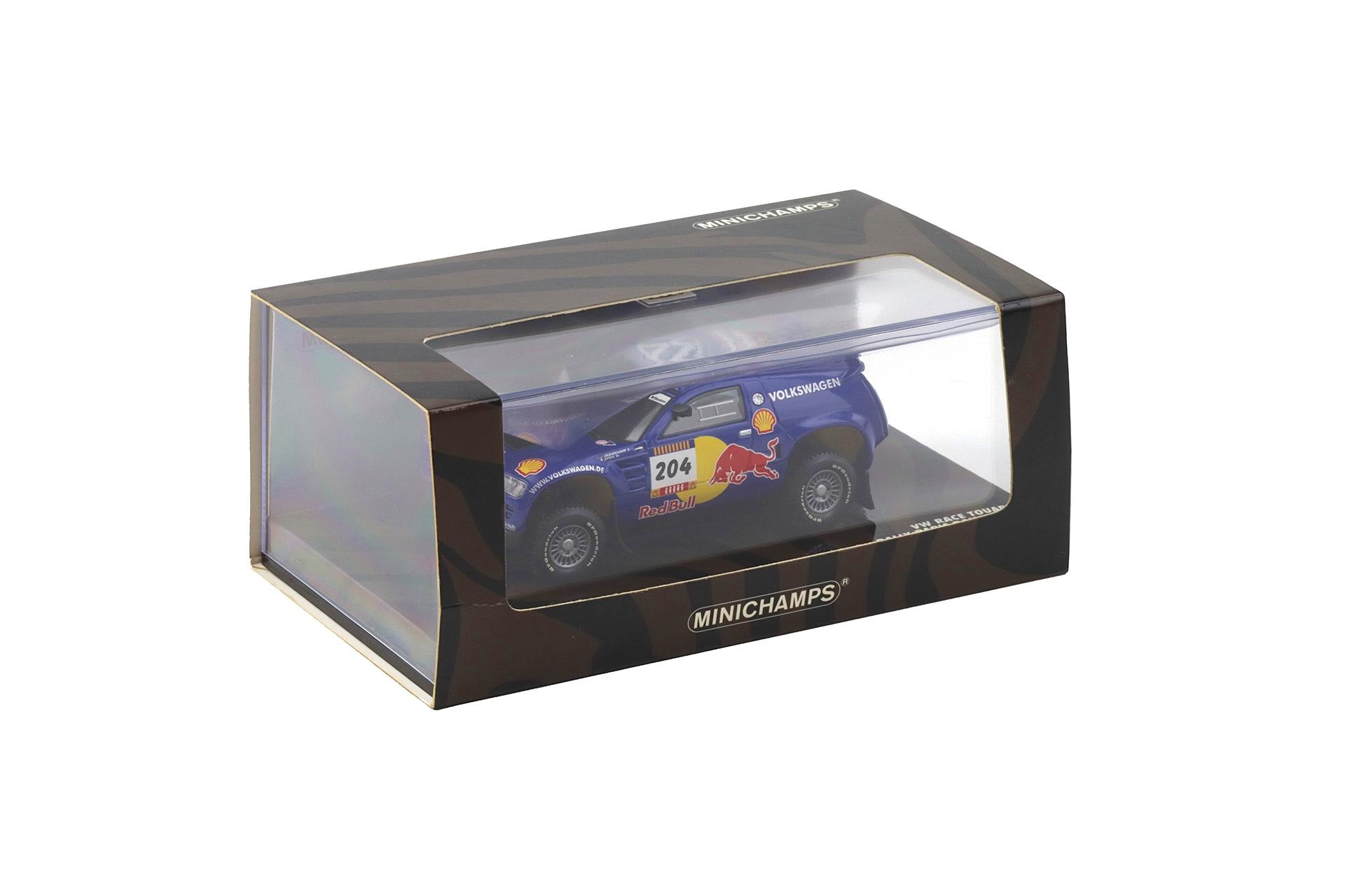 1:43 Minichamps VW Race Touareg Rally Paris Dakar 2004 Kleinschmidt/ Pons #204