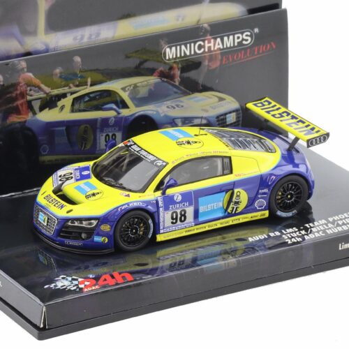 1:43 Minichamps Audi R8 LMS 24h Nürburgring 2009 #98 Bilstein Stuck/ Biela
