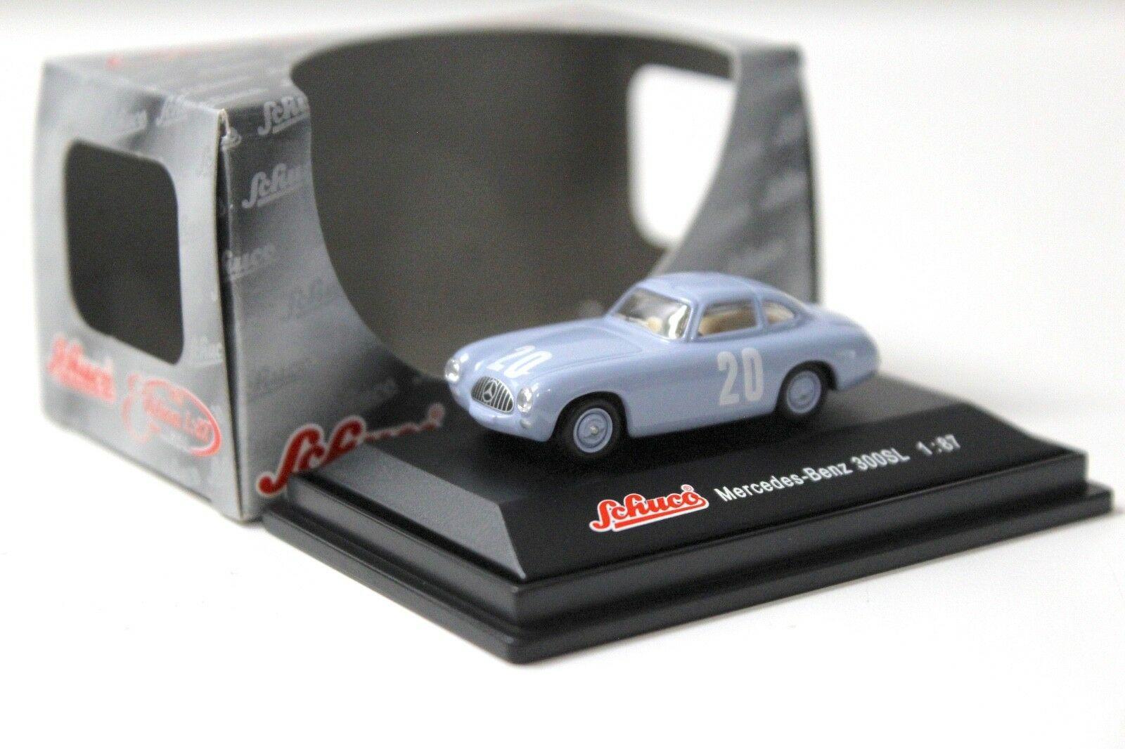 ID 31063 orig.jpg 1:87 Schuco Mercedes 300SL blue GP Bern 1952 #20