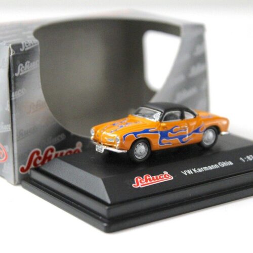 1:87 Schuco VW Karmann Ghia orange / blue Flames