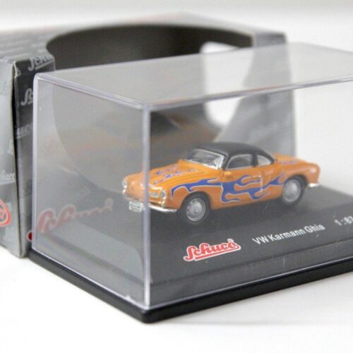 1:87 Schuco VW Karmann Ghia orange / blue Flames