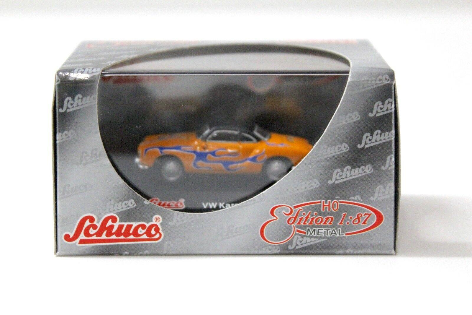 1:87 Schuco VW Karmann Ghia orange / blue Flames