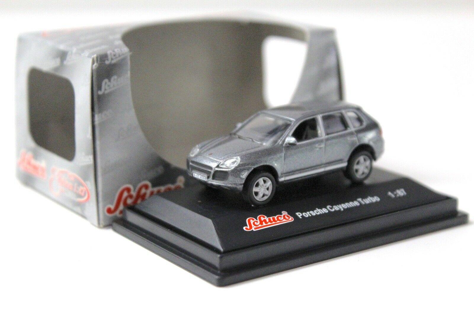 ID 31528 orig.jpg 1:87 Schuco Porsche Cayenne Turbo grey