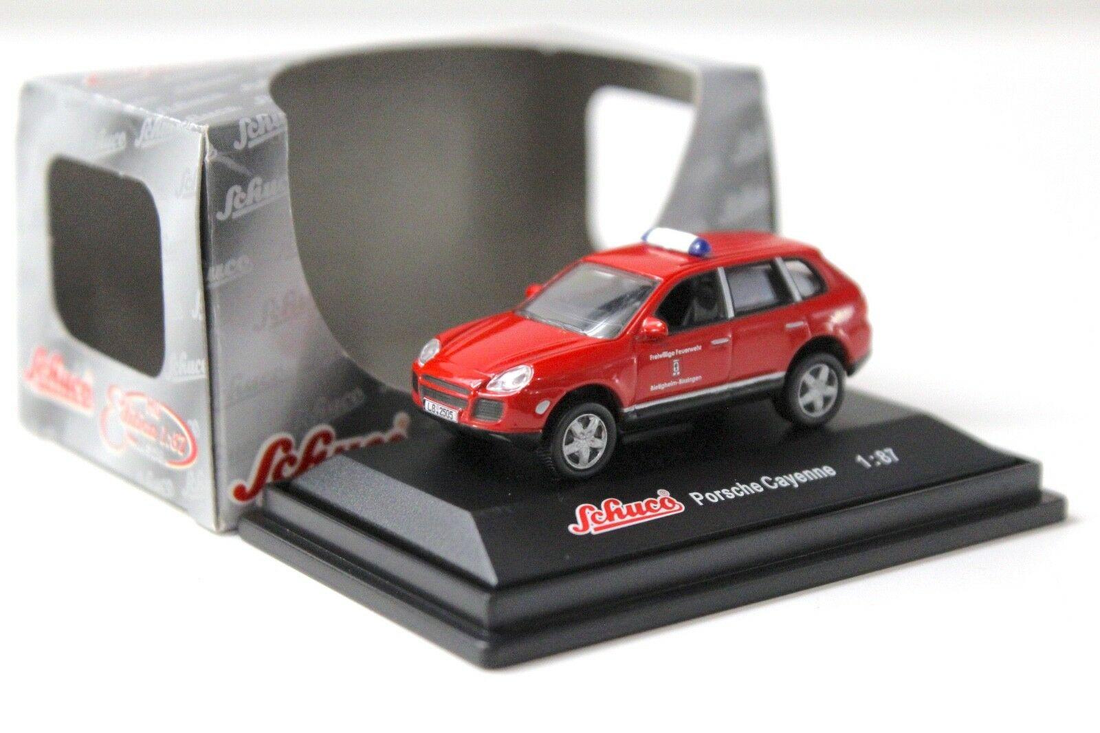 ID 31536 orig.jpg 1:87 Schuco Porsche Cayenne FEUERWEHR Bietigheim