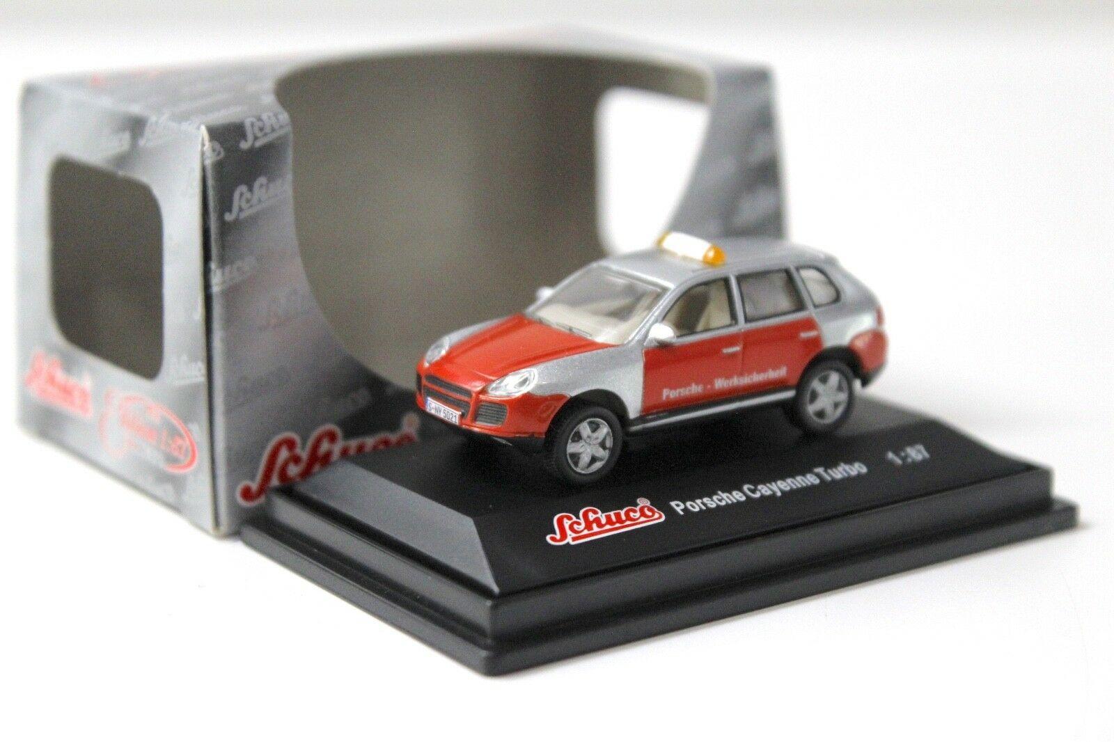 ID 31540 orig.jpg 1:87 Schuco Porsche Cayenne Turbo Werksicherheit