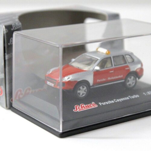1:87 Schuco Porsche Cayenne Turbo Werksicherheit