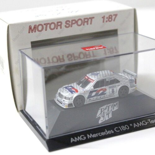 1:87 Herpa AMG Mercedes C180 AMG-Team Lohr #8 D2 silver