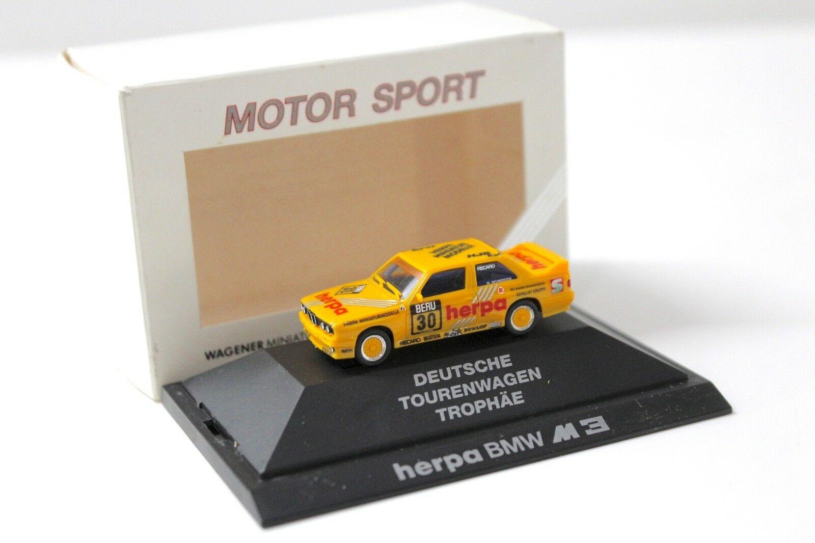 ID 31681 orig.jpg 1:87 Herpa BMW M3 E30 DTT #30 Heger Neumeister HERPA yellow