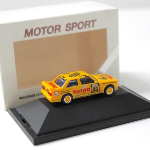 1:87 Herpa BMW M3 E30 DTT #30 Heger Neumeister HERPA yellow