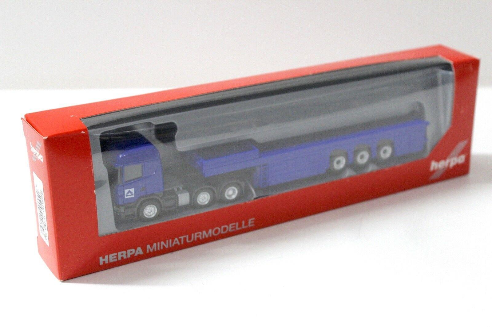 1:87 Herpa Scania R 09 SZ Hochtief Schwerlast blue