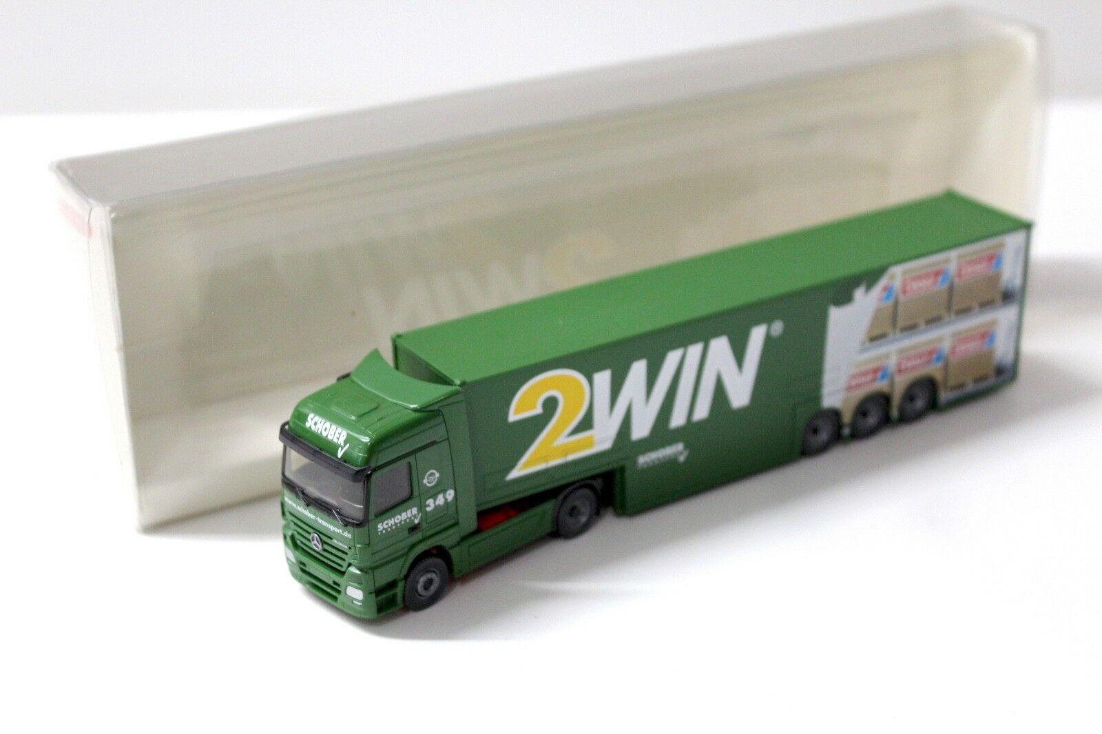 ID 32145 orig.jpg 1:87 Wiking Mercedes Actros Großraumauflieger "2WIN"