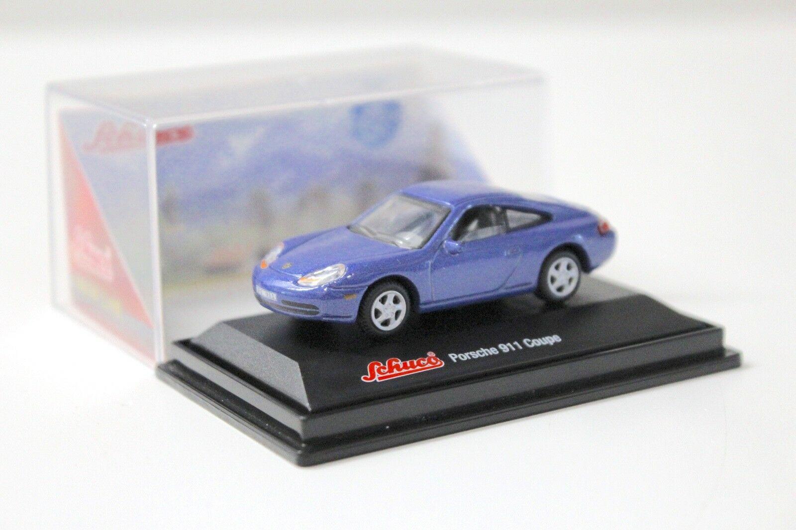 ID 32500 orig.jpg 1:72 Schuco () Porsche 911 996 Carrera Coupe blue