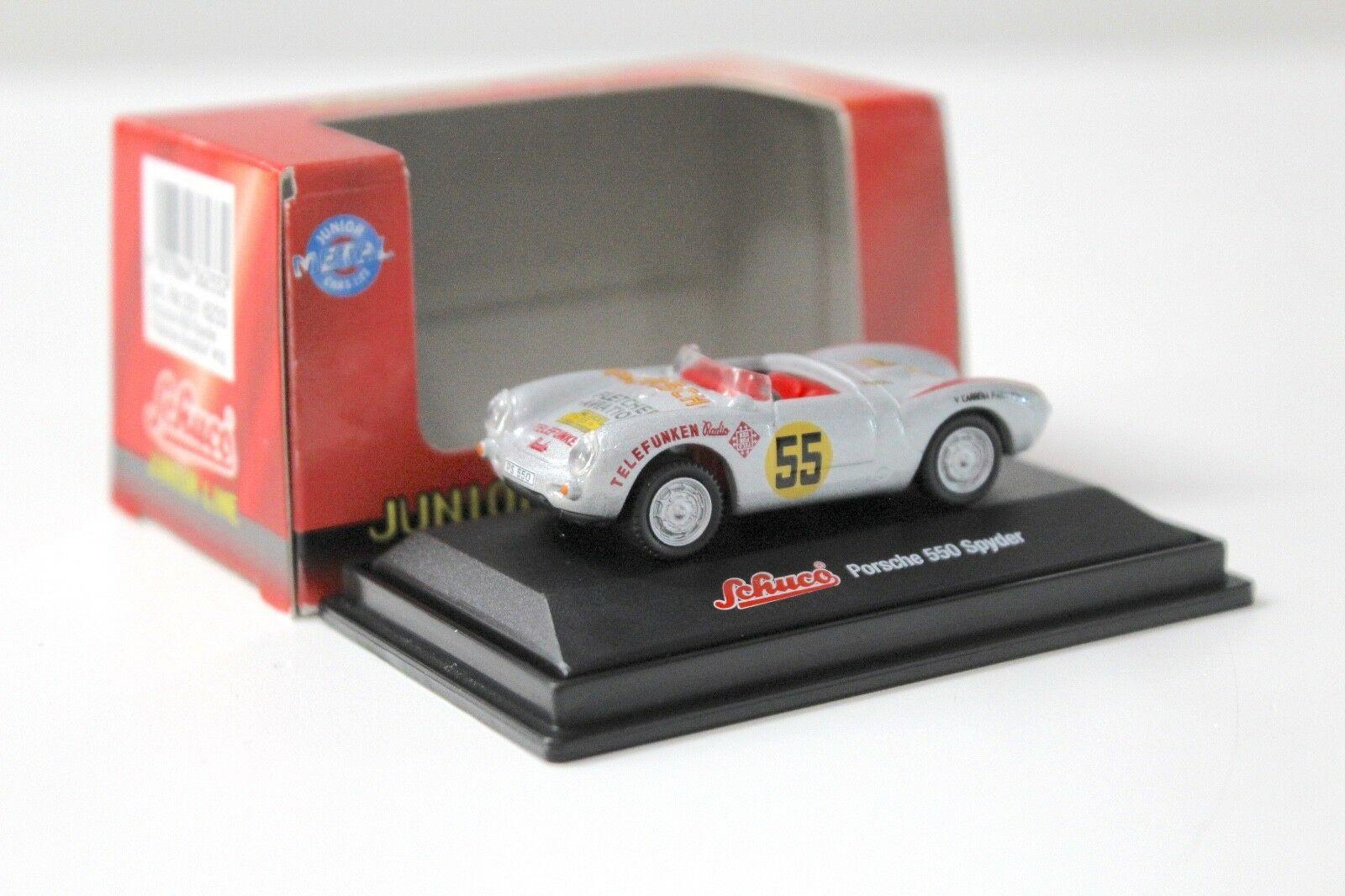1:72 Schuco Porsche 550 Spyder silver #55