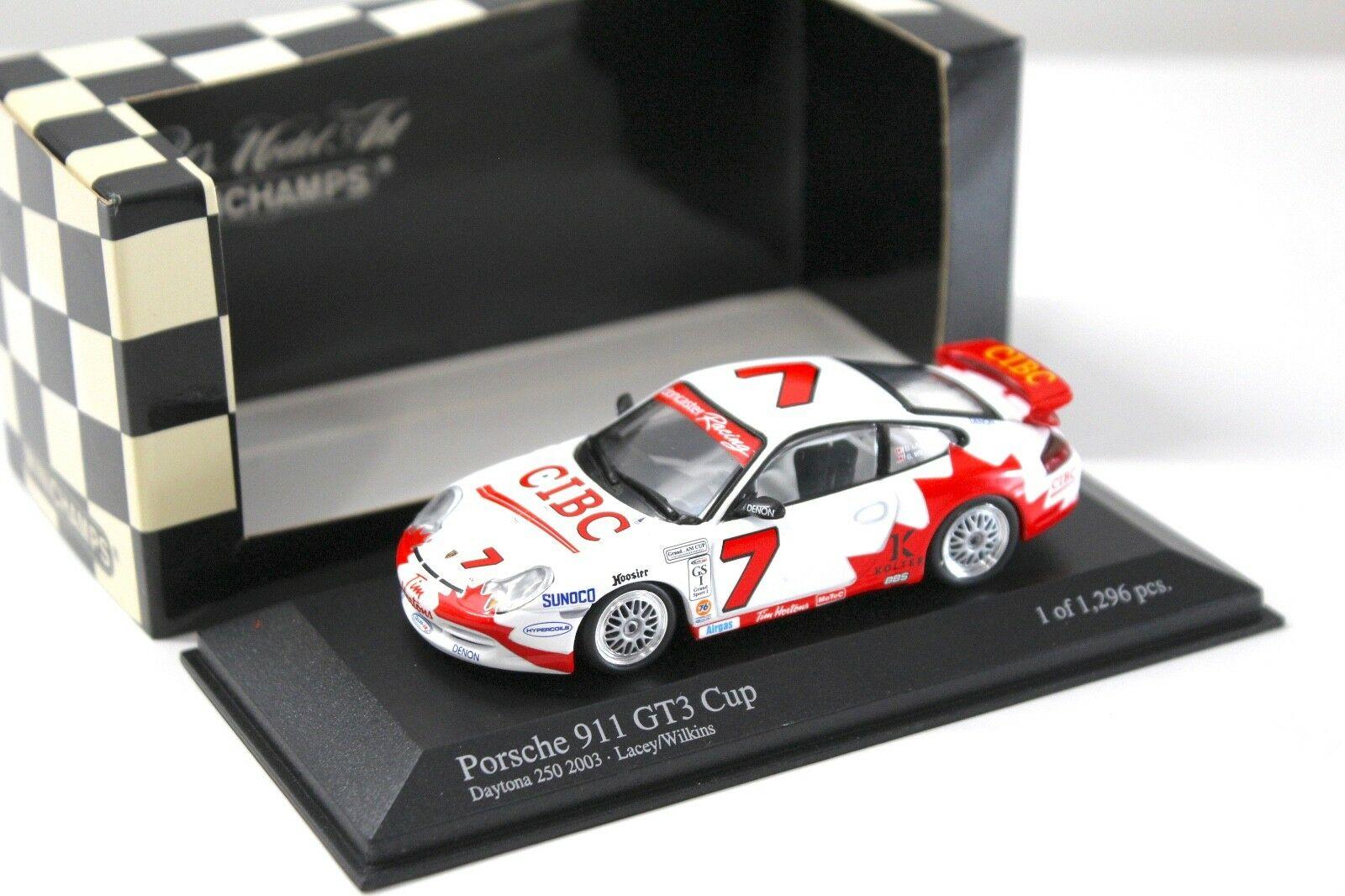 ID 32612 orig.jpg 1:43 Minichamps Porsche 911 GT3 CUP Daytona 250 Lacey #7