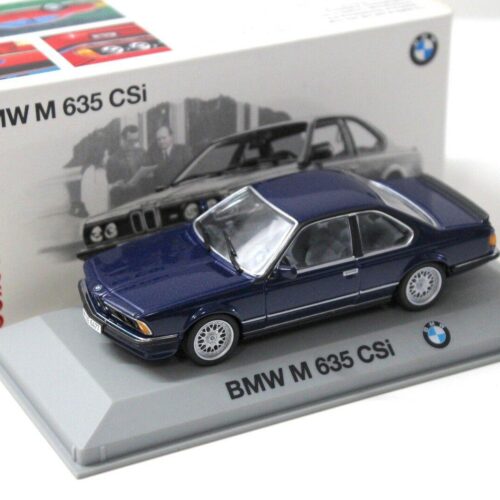 1:43 Minichamps BMW M 635 CSI Coupe dark blue DEALER VERSION