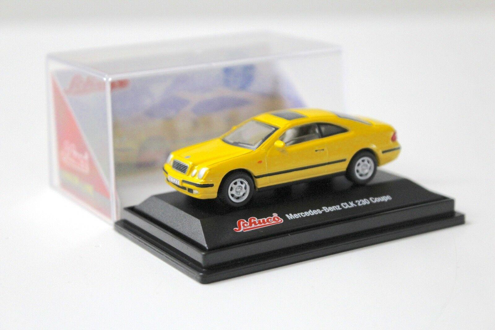 ID 32975 orig.jpg 1:72 Schuco () Mercedes Benz CLK 230 Coupe yellow
