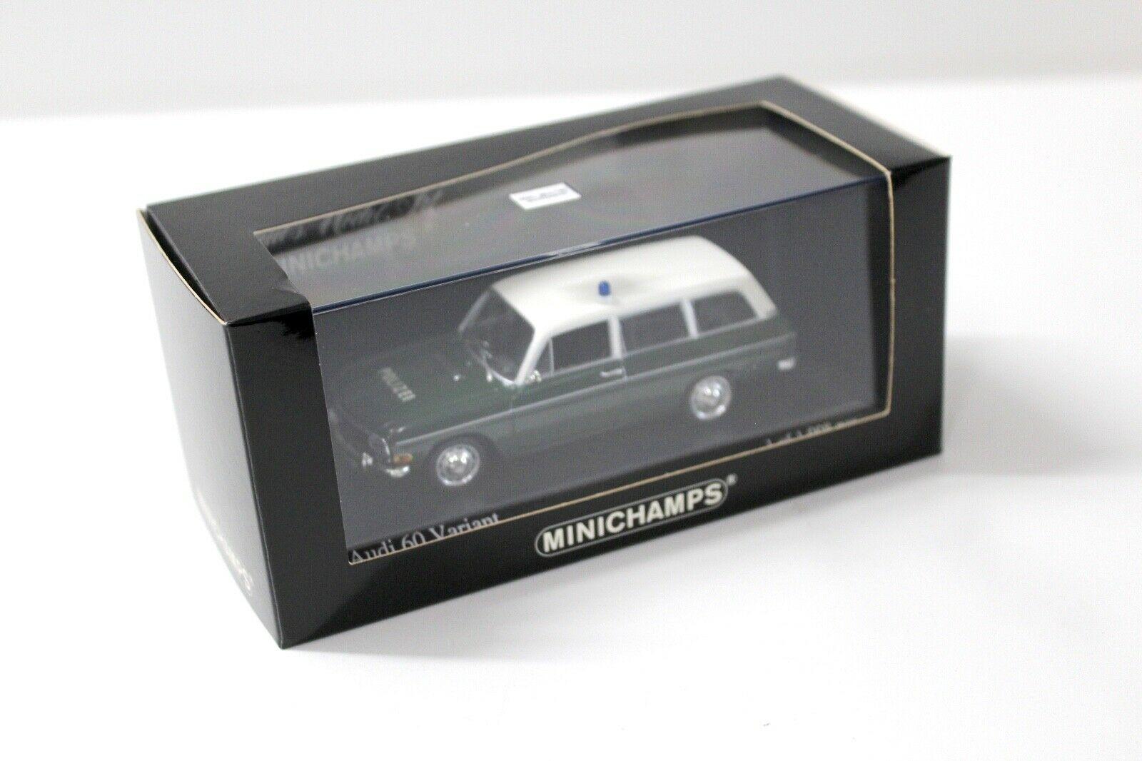 1:43 Minichamps Audi 60 Variant Polizei Ingolstadt