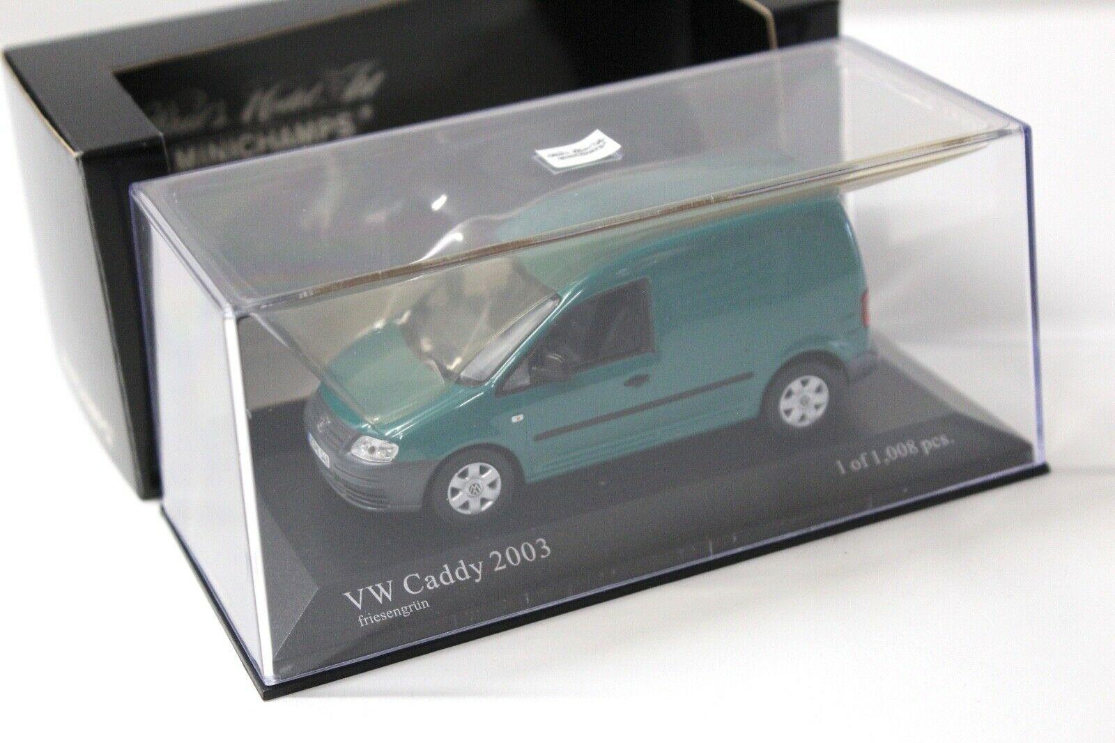 1:43 Minichamps VW Caddy 2003 friesen green