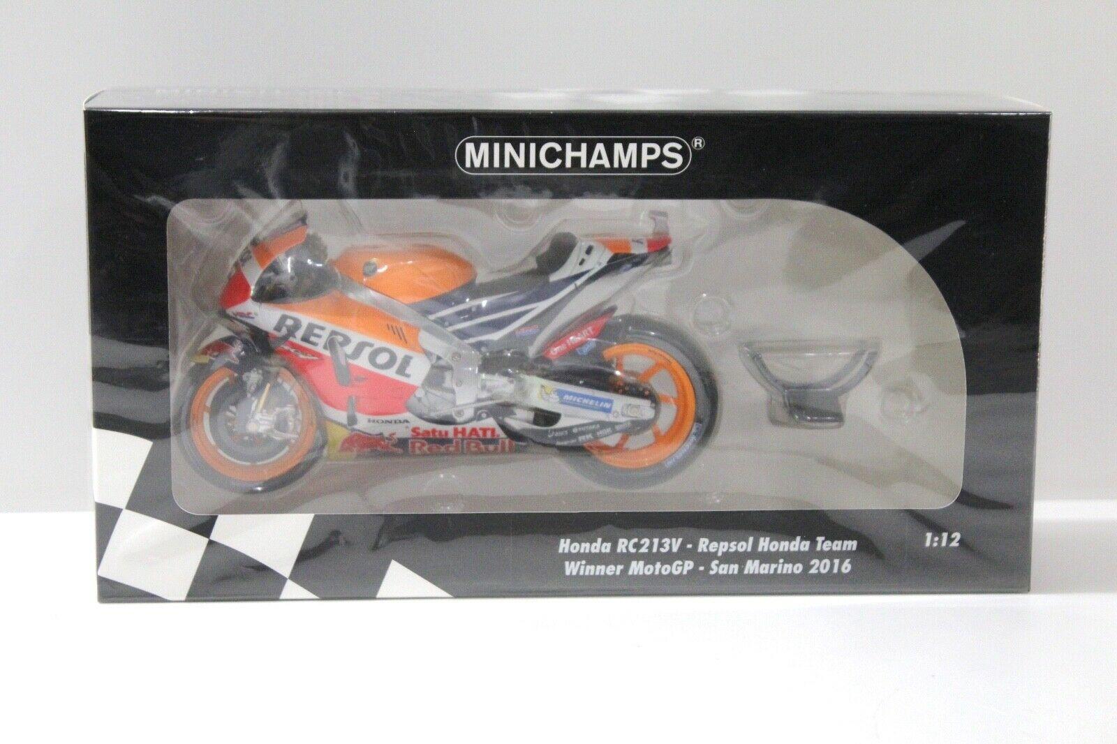 1:12 Minichamps Honda RC213V Winner San Marino 2016