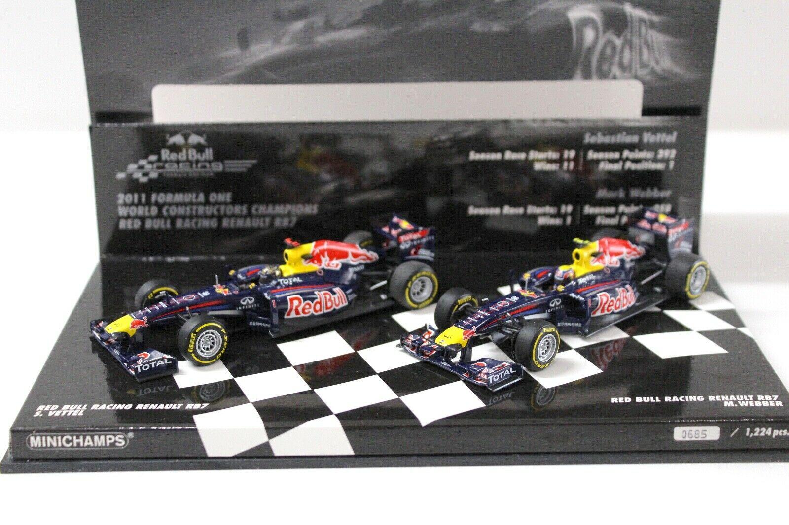 ID 33888 orig.jpg 1:43 Minichamps F1 SET Red Bull Racing Renault RB7 Webber /Vettel