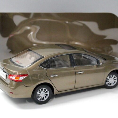 1:18 Paudi Model Nissan Sentra (Sylphy) Sedan gold DEALER VERSION - Image 3