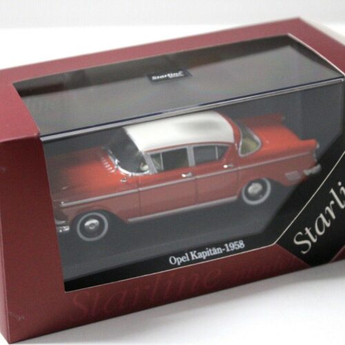 1:43 Starline Opel Kapitän 1958 red
