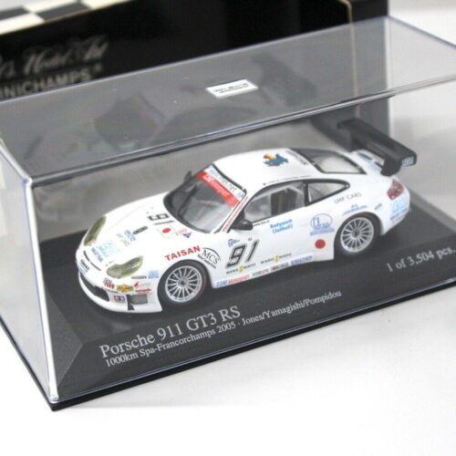 1:43 Minichamps Porsche 911 996 GT3 RS 1000km SPA 2005 #91