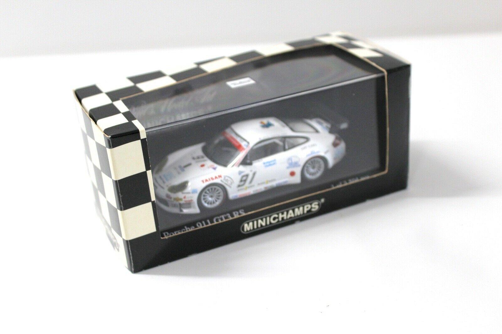 1:43 Minichamps Porsche 911 996 GT3 RS 1000km SPA 2005 #91