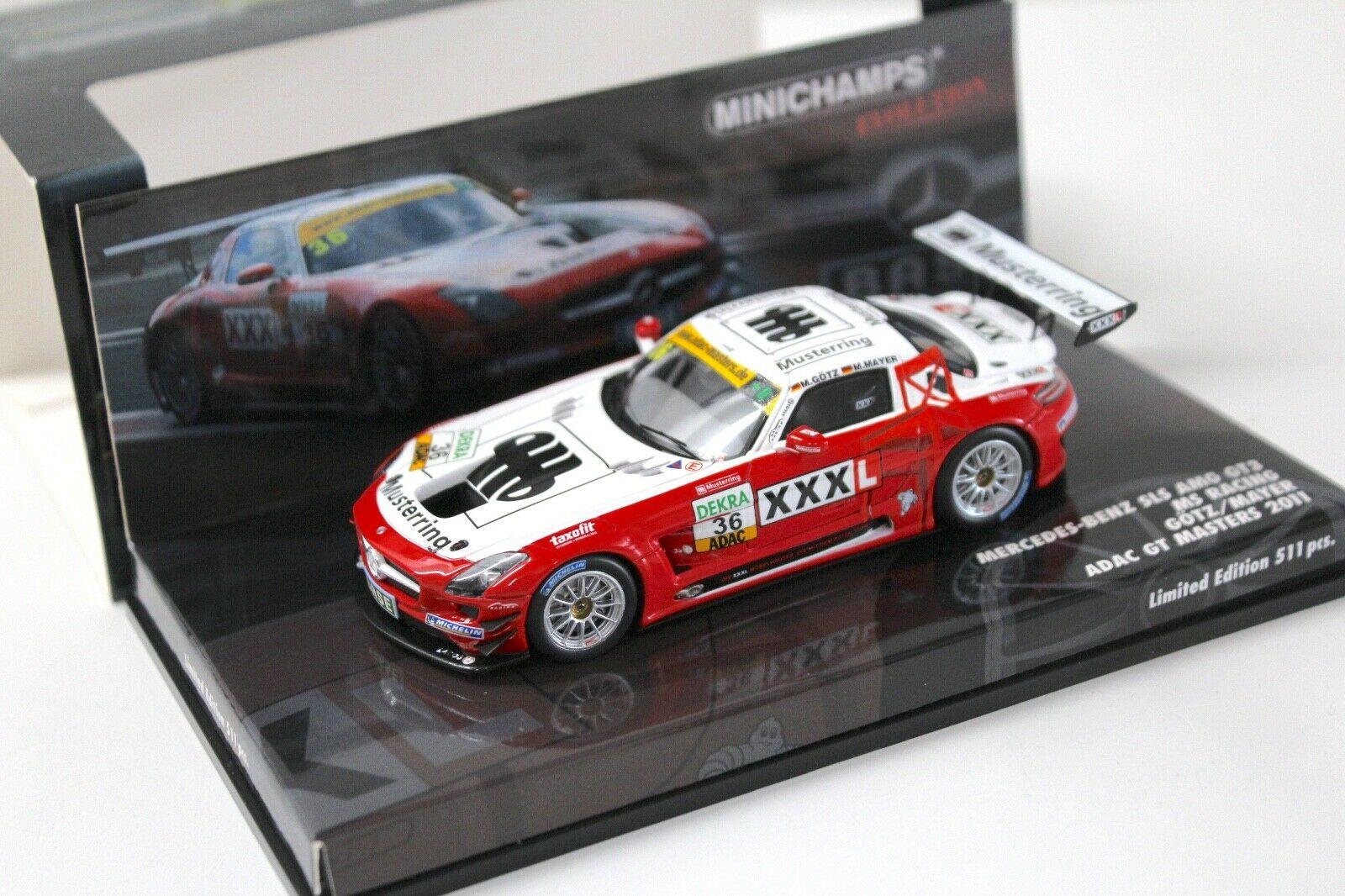 1:43 Minichamps Mercedes SLS AMG GT3 ADAC GT 2011 #36