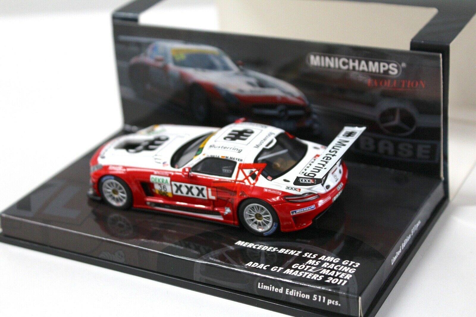 1:43 Minichamps Mercedes SLS AMG GT3 ADAC GT 2011 #36