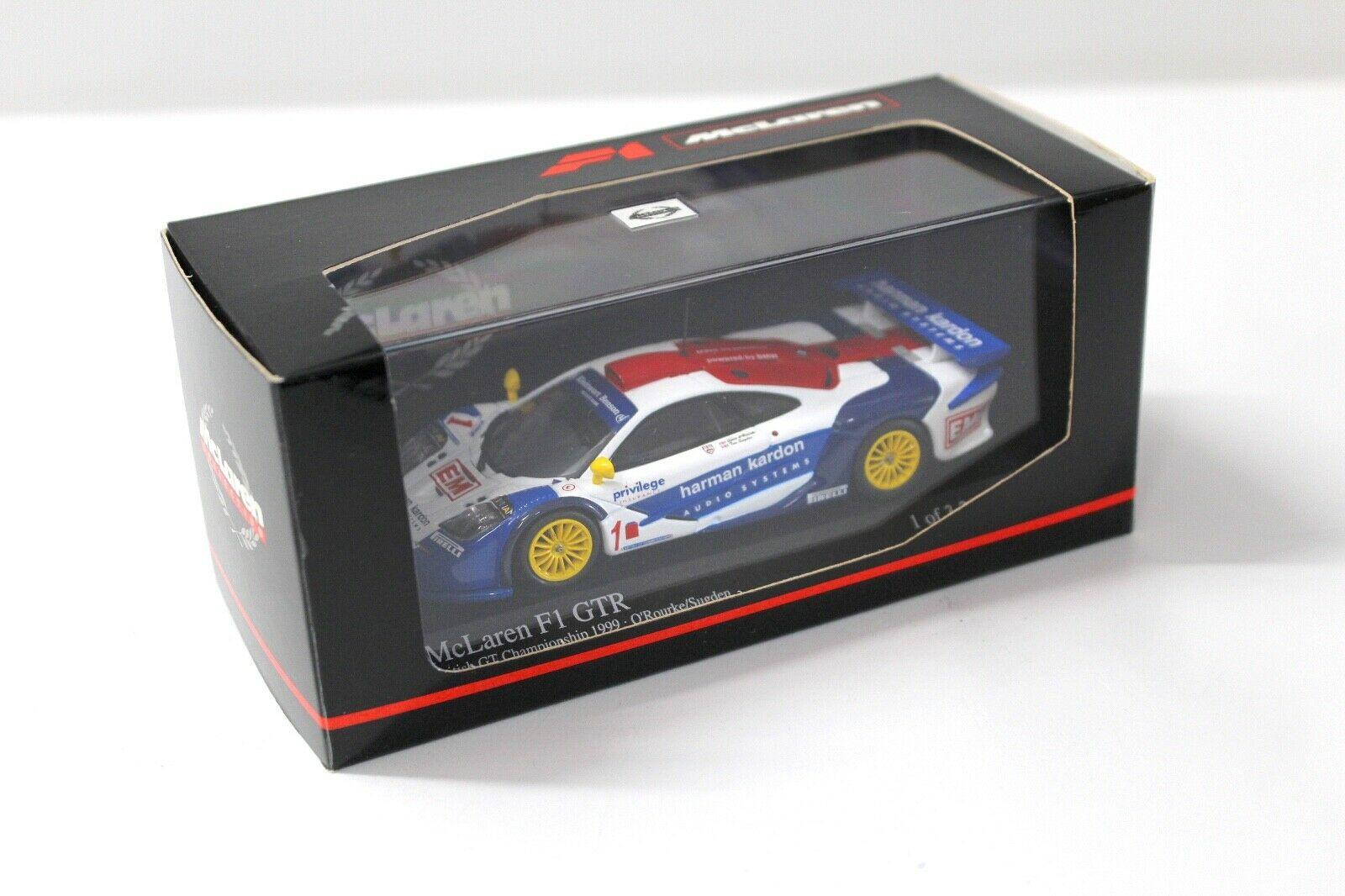 1:43 Minichamps McLaren F1 GTR British GT 1999 Rourke #1
