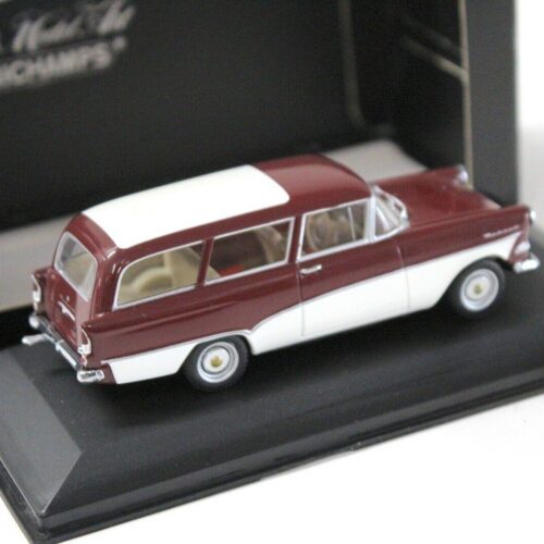 1:43 Minichamps Opel Rekord P1 Caravan Burgunder red