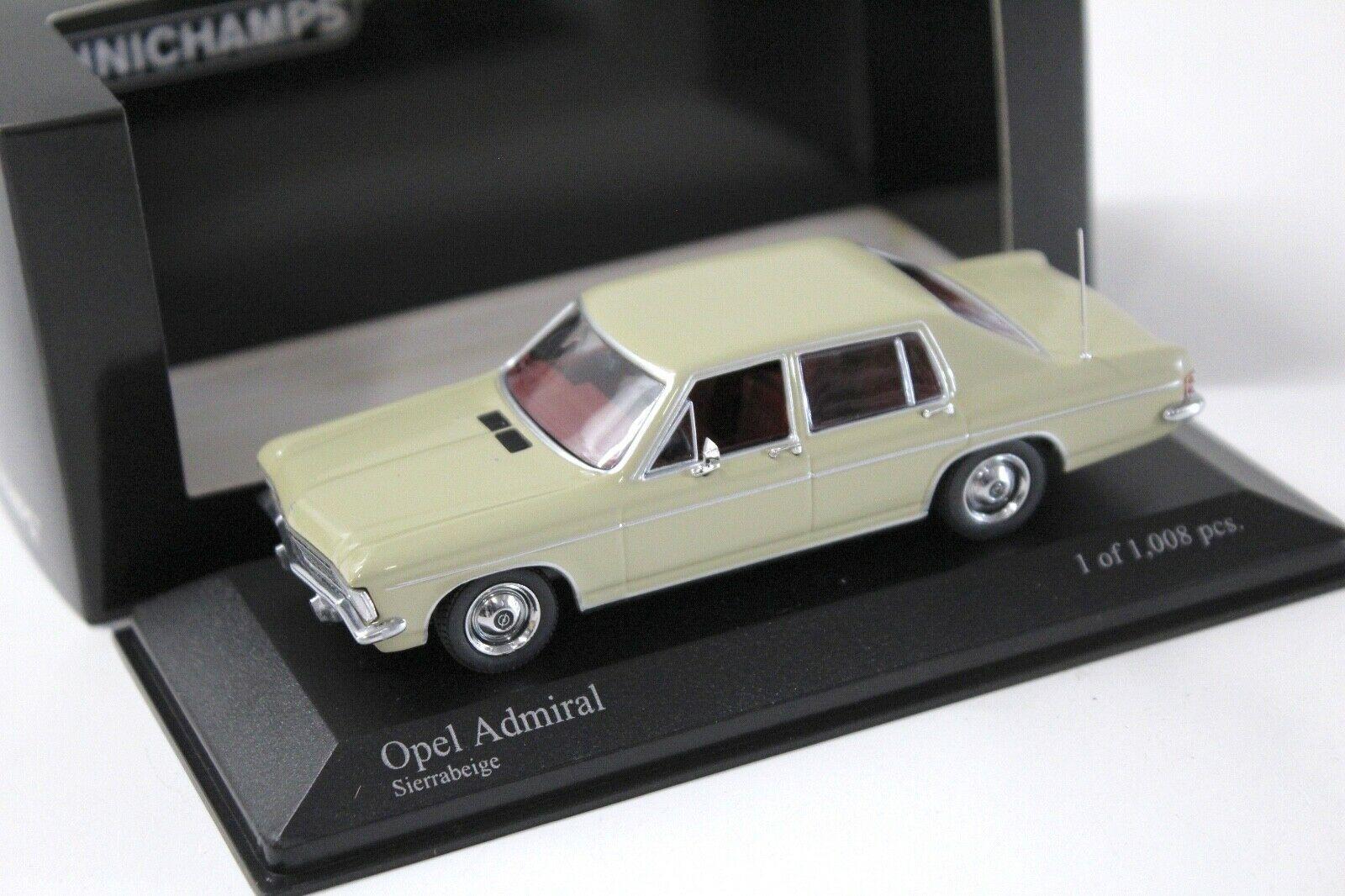 1:43 Minichamps Opel Admiral Limousine 1969 Sierra beige
