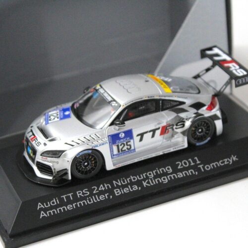 1:43 Spark Audi TT RS 24h Nürburgring 2011 #125 DEALER VERSION