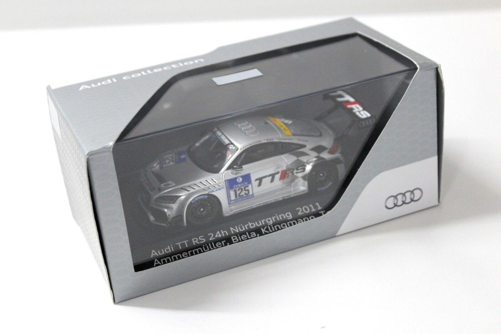 1:43 Spark Audi TT RS 24h Nürburgring 2011 #125 DEALER VERSION