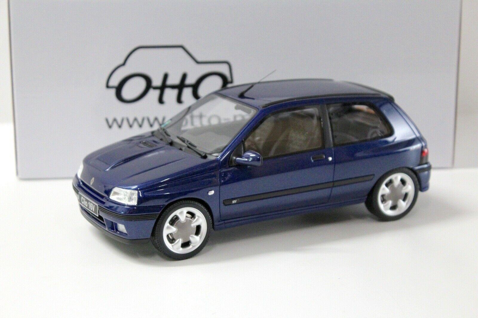 1:18 OTTO mobile OT744 Renault Clio 16V Phase II blue 1995