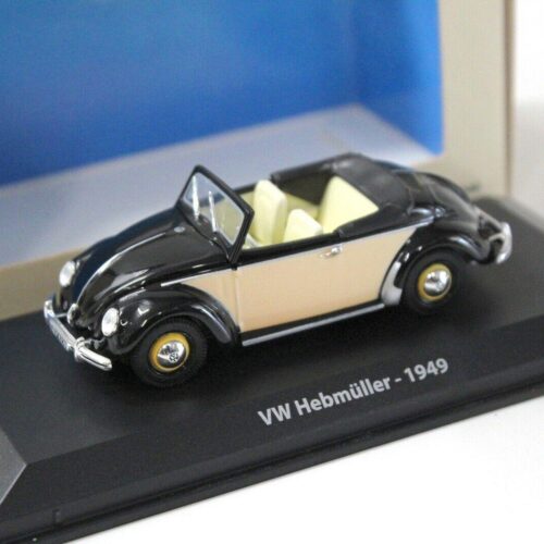 1:43 Norev VW Hebmüller Cabriolet 1949 black/ beige