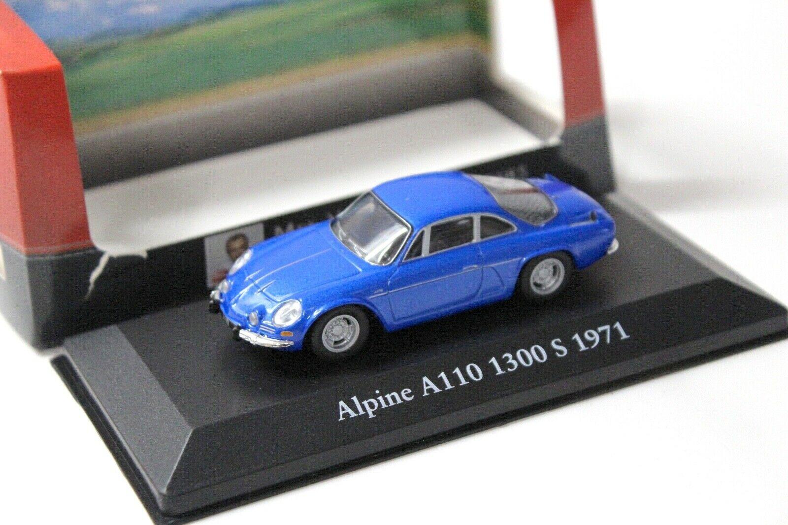 1:43 Atlas Alpine A110 1300S 1971 blue