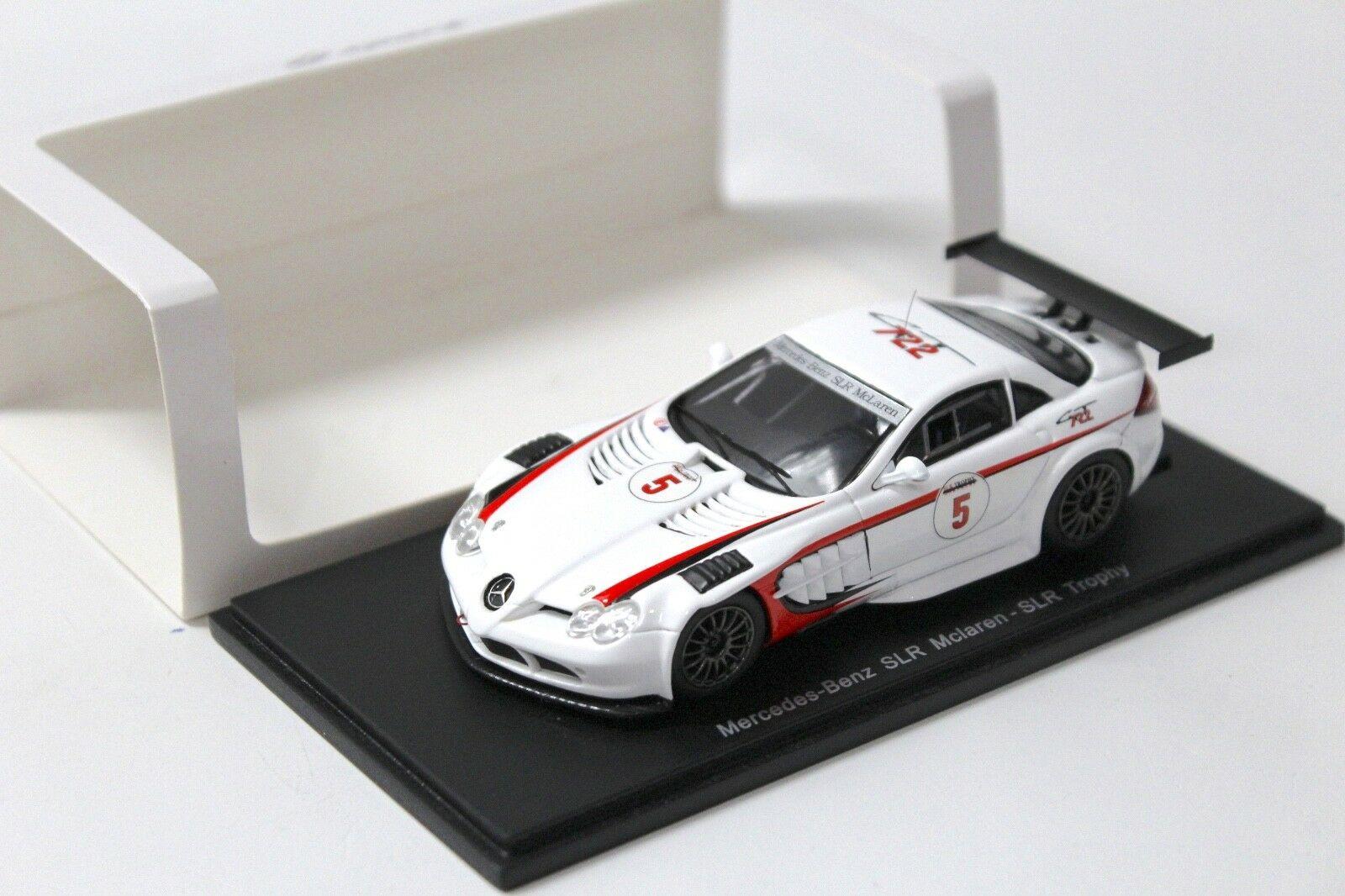 1:43 Spark Mercedes SLR McLaren Trophy #5 Ltd. 300 pcs white