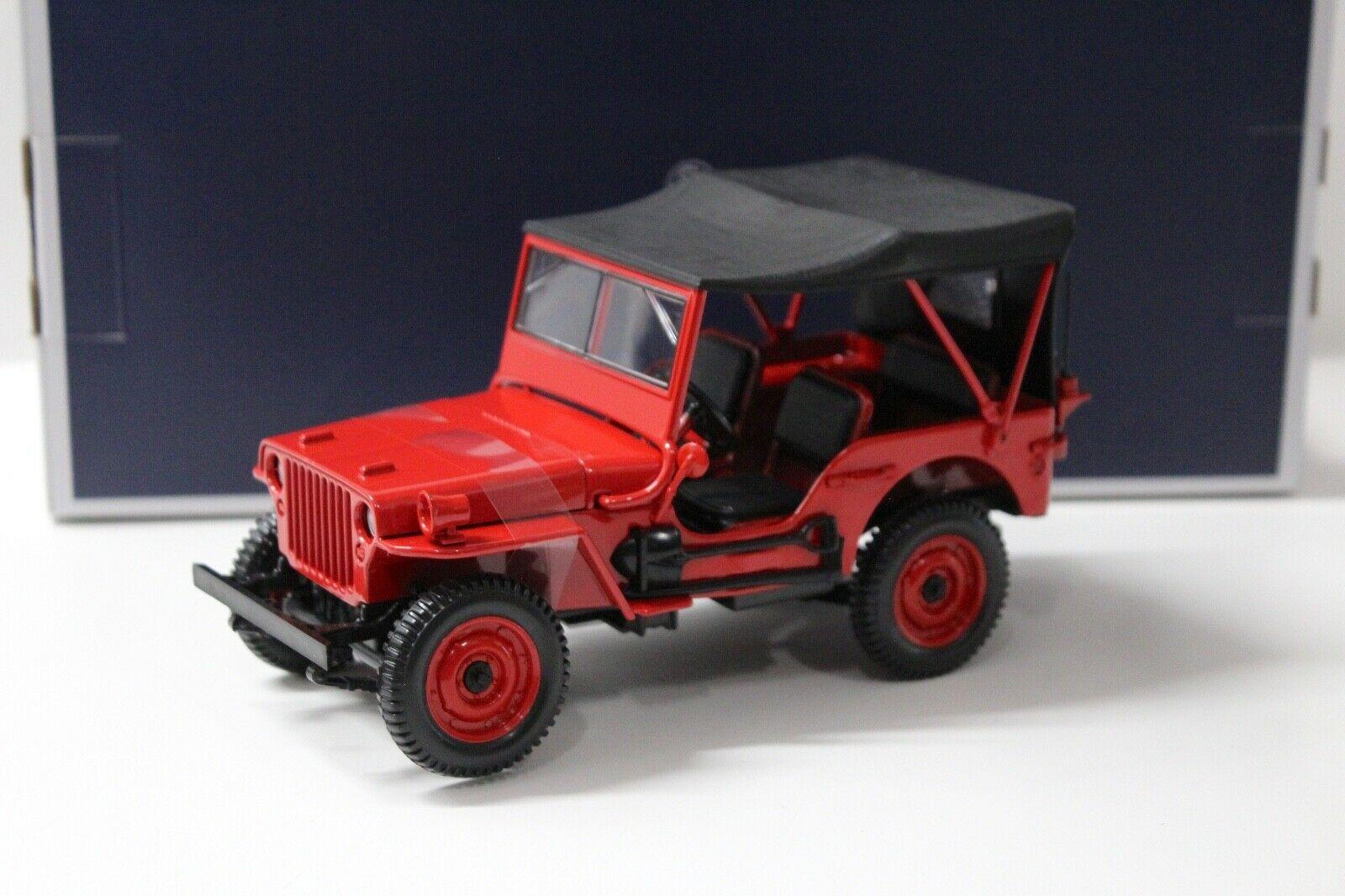 ID 36446 orig.jpg 1:18 Norev Jeep Willys 1942 red