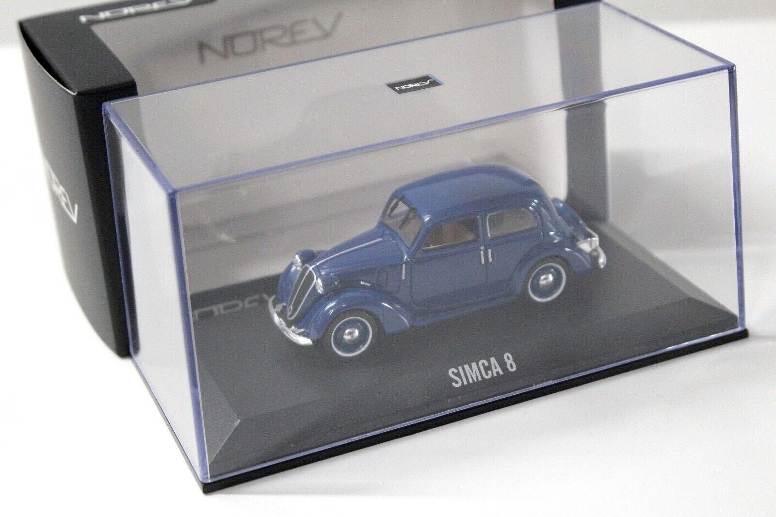 1:43 Norev Simca 8 Berline dark blue