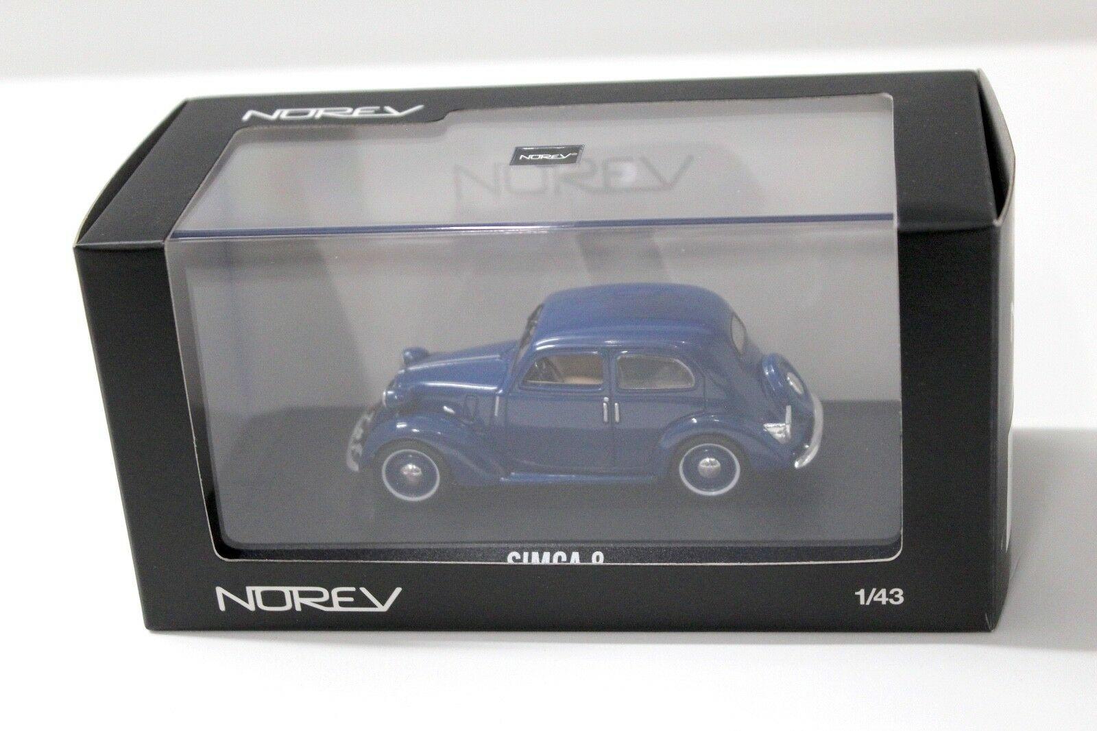 1:43 Norev Simca 8 Berline dark blue