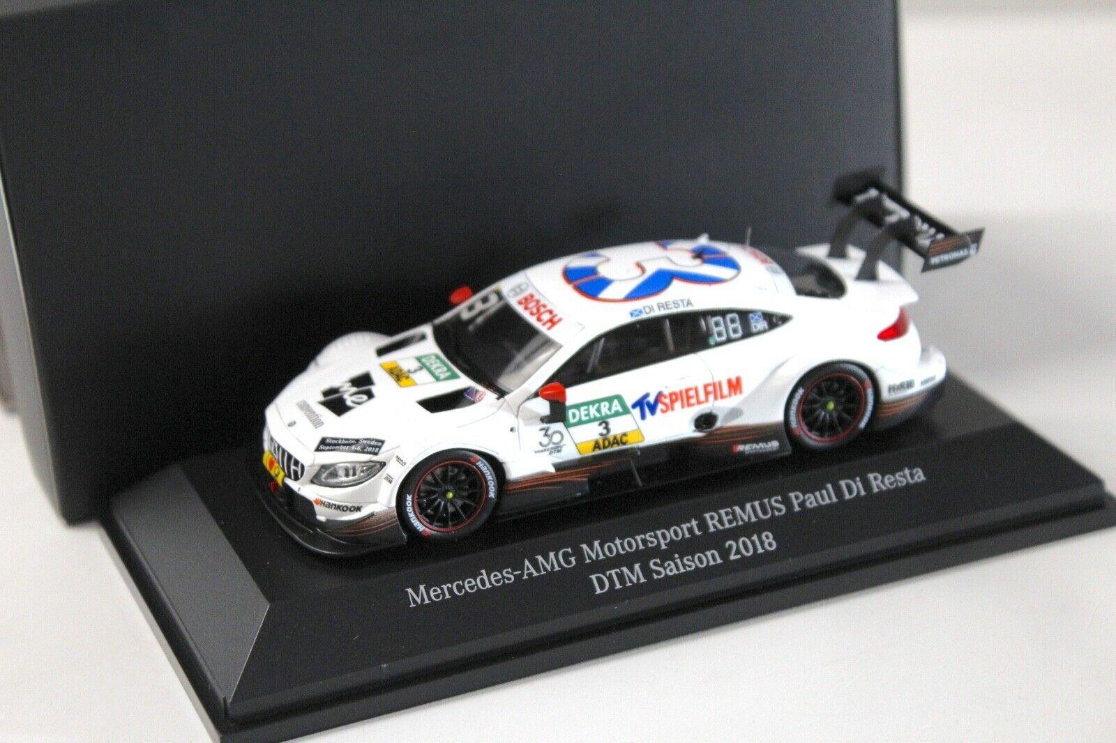 ID 36715 orig.jpg 1:43 Spark Mercedes C63 AMG DTM 2018 DI Resta #3 DEALER VERSION
