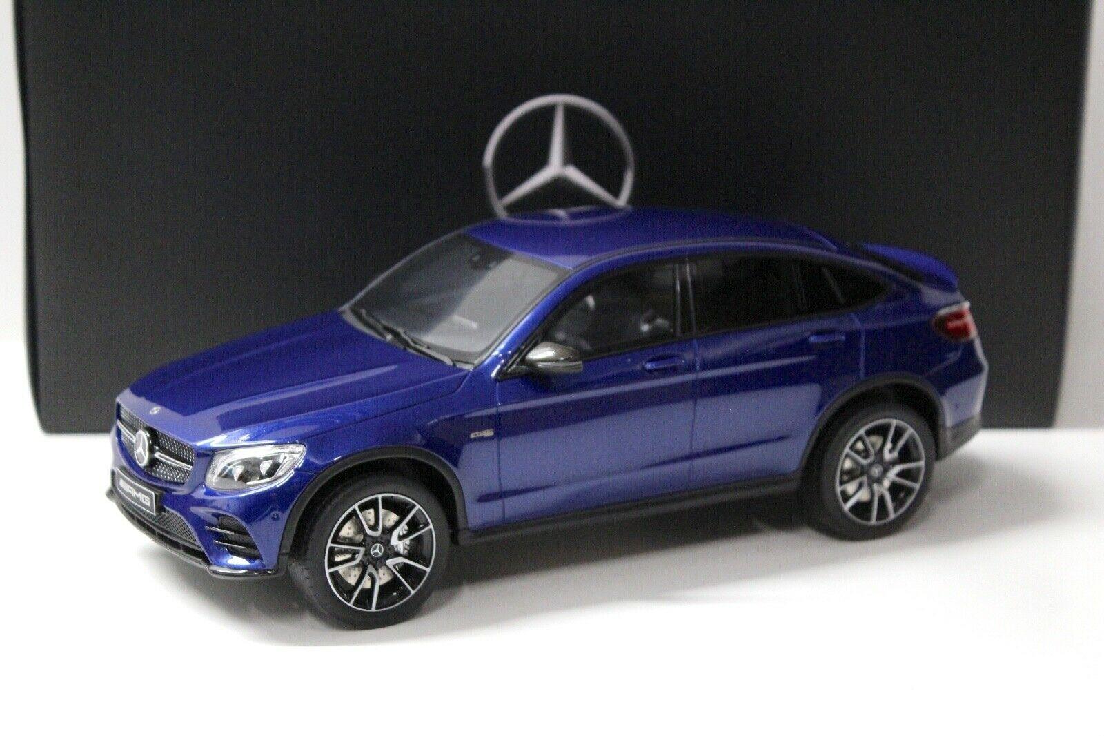 ID 36823 orig.jpg 1:18 GT Spirit Mercedes GLC 43 AMG Coupe blue DEALER VERSION