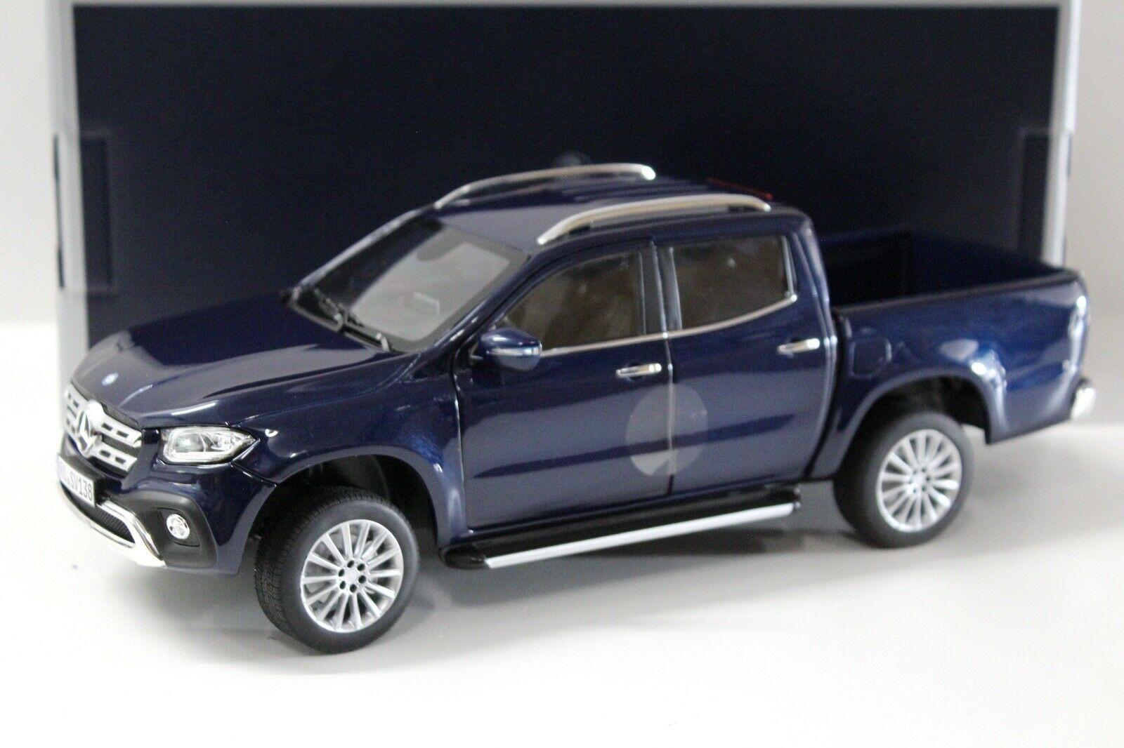 ID 37401 orig.jpg 1:18 Norev Mercedes X-Klasse Pick-Up 2017 dark blue