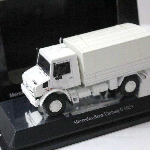 1:50 NZG Mercedes Unimog U5000 Plane white