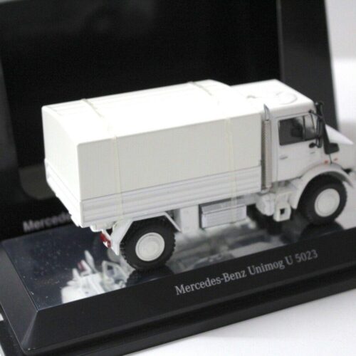 1:50 NZG Mercedes Unimog U5000 Plane white