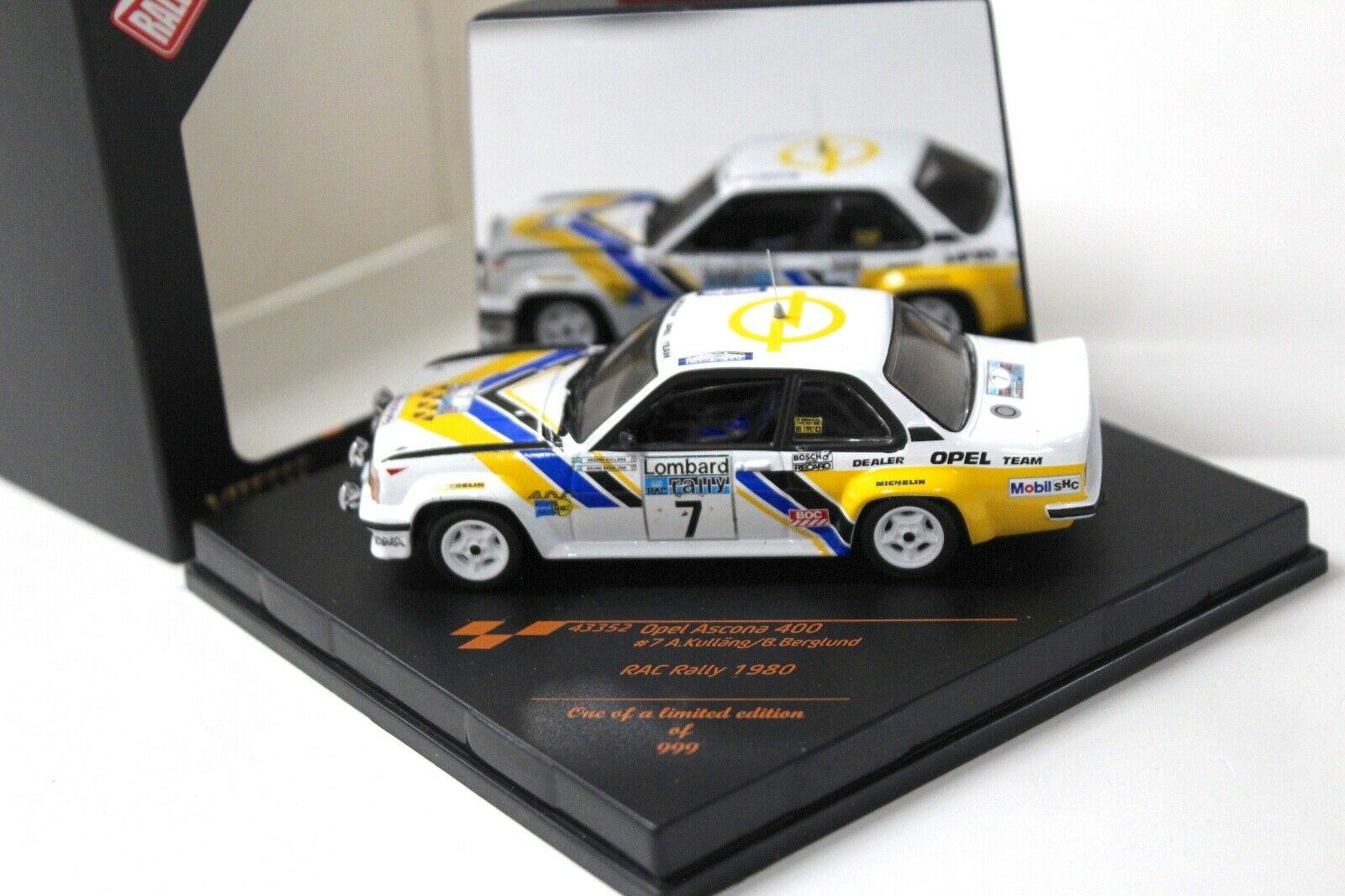 1:43 Vitesse Opel Ascona 400 RAC Rally 1980 #7 Lombard