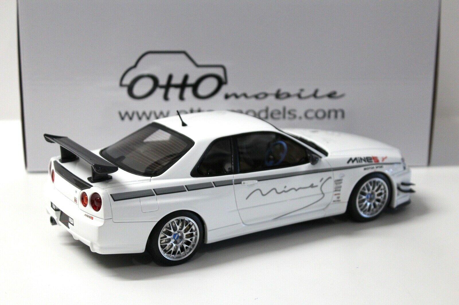 1:18 OTTO mobile OT760 Nissan Skyline GT-R R34 Mine´s white