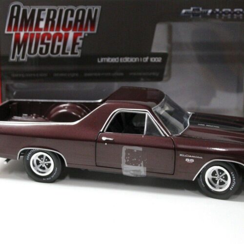 1:18 Auto World Chevrolet El Camino SS 1970 dark red